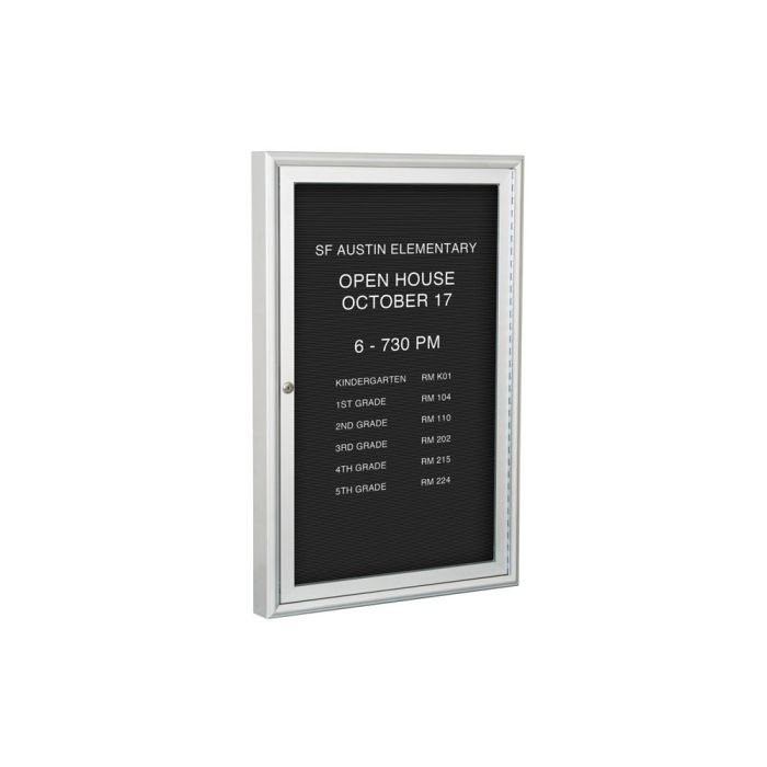 Indoor Glass Enclosed Changeable Letter Boards