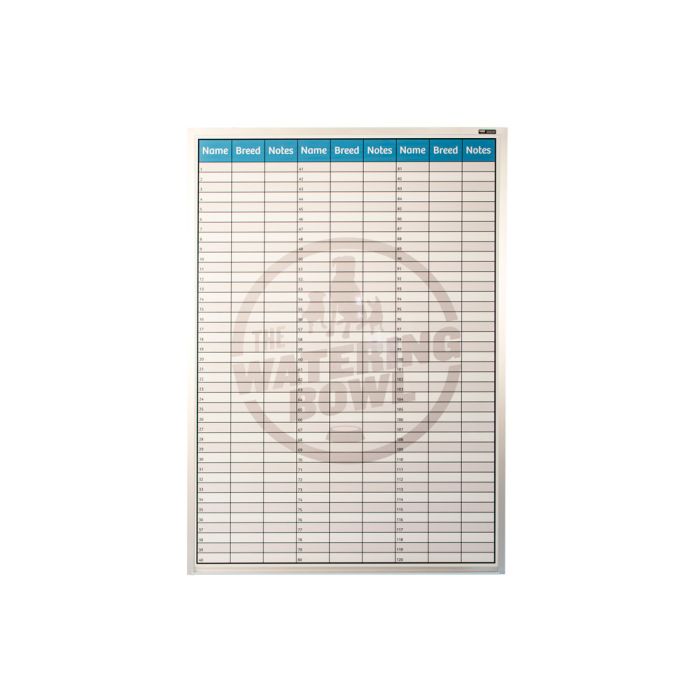 OptiMA Custom Printed Magnetic Dry Erase Board - 1 X 1 1/4" Sample