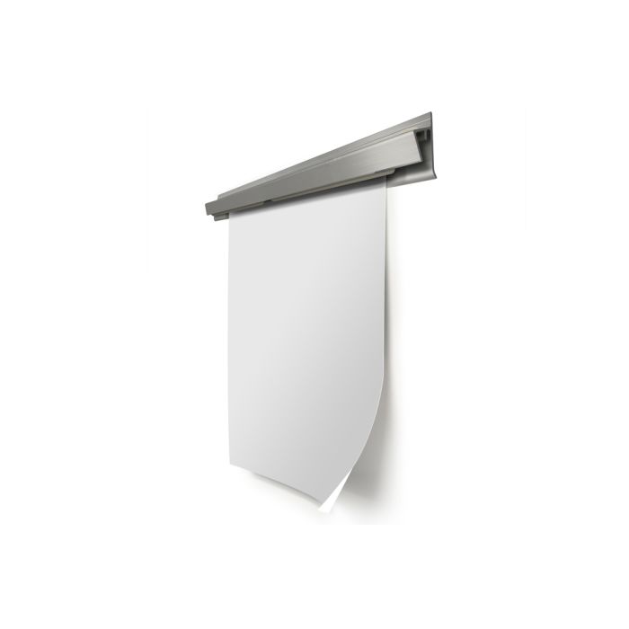 Tackless Paper Display Rails