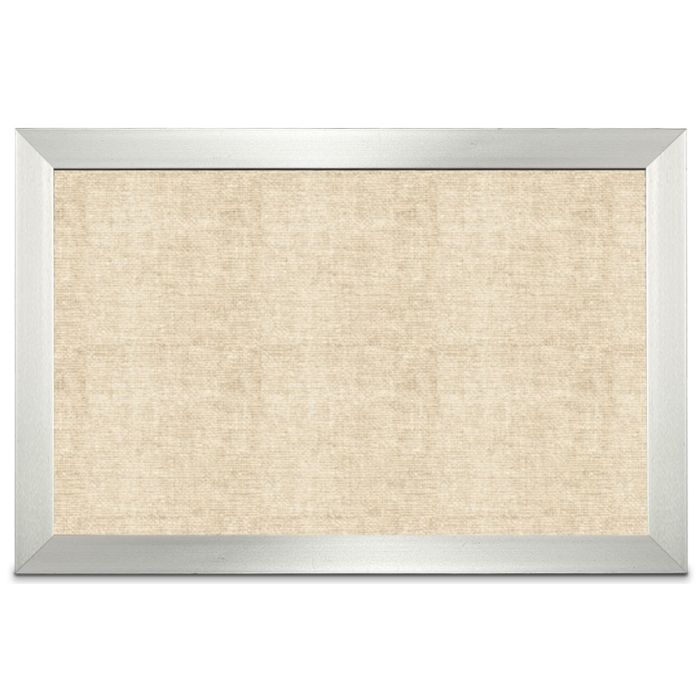 Aluminum Framed Burlap Koroseal Tackboard