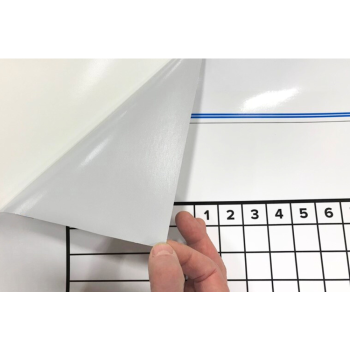 OptiMA Custom Printed Vinyl with Dry Erase Surface - 5" X 5" Sample