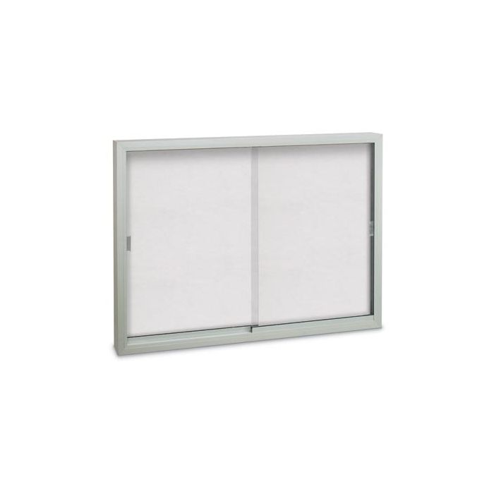Sliding Glass Magnetic Dry Erase Board with Aluminum Frame
