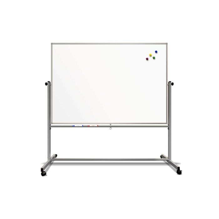 Mobile Double Sided Magnetic Receptive Whiteboard
