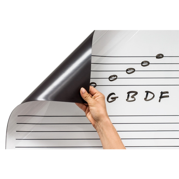 OptiMA® Rockin' Roll Up™ Dry Erase Music Staff Magnet