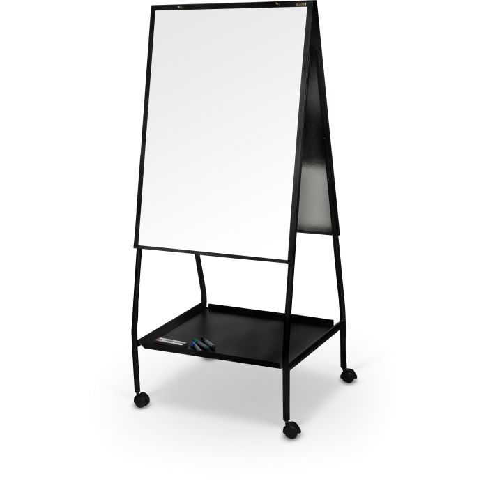 Wheasel Mobile Easel - Porcelain or Melamine Dry Erase Board