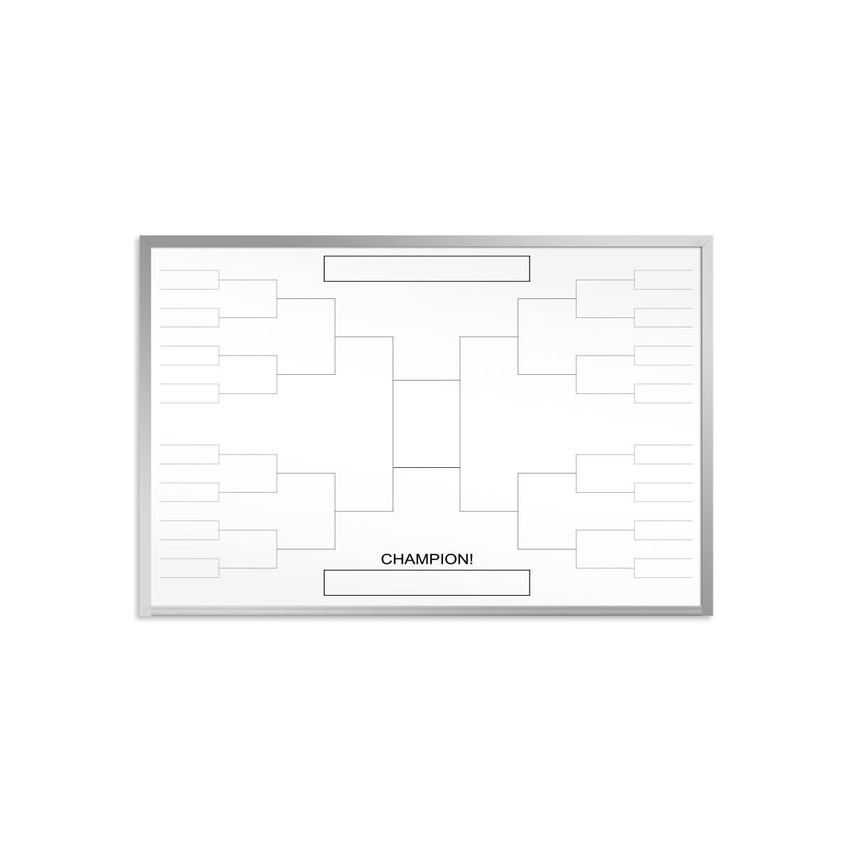 32-Team Tournament Bracket Board, Nonmagnetic