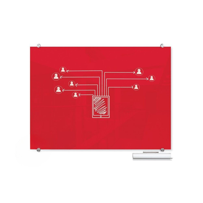 Colored Magnetic Glass Dry Erase Boards