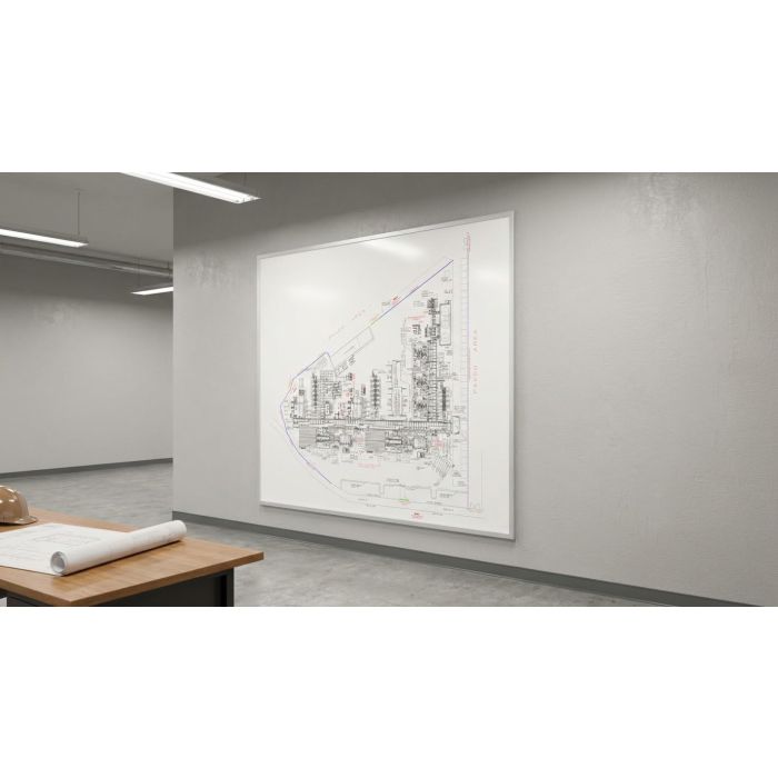 OptiMA® Magnetic 5' Tall Custom Printed Whiteboards