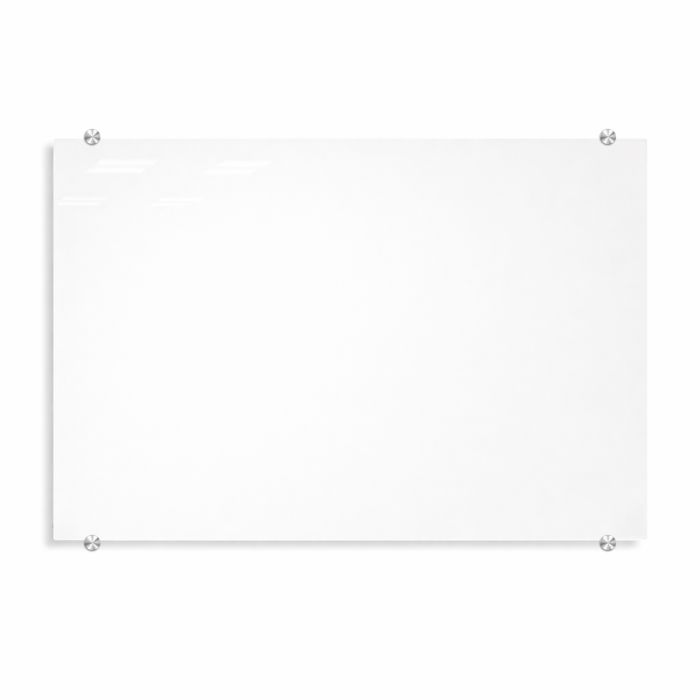 True White Nonmagnetic Glass Whiteboard