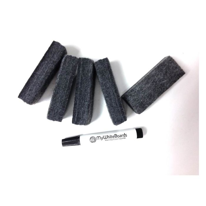 Small Economy Felt Chalkboard Eraser, 1.5'' x 4''