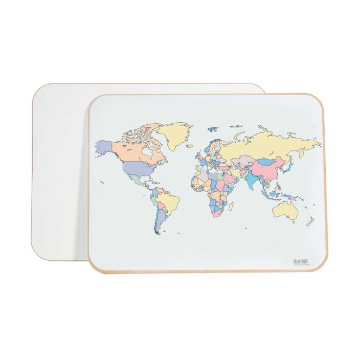 OptiMA® Student Lap Board with World Map