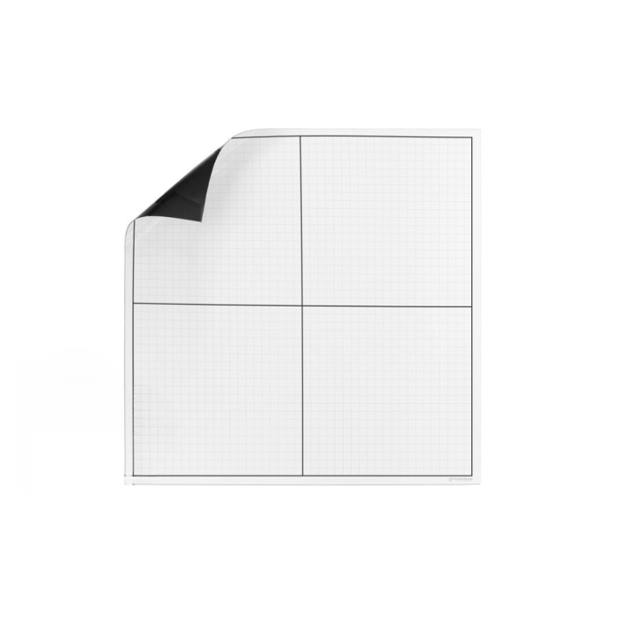 OptiMA Customized Dry Erase Magnet - 5" X 5" Sample