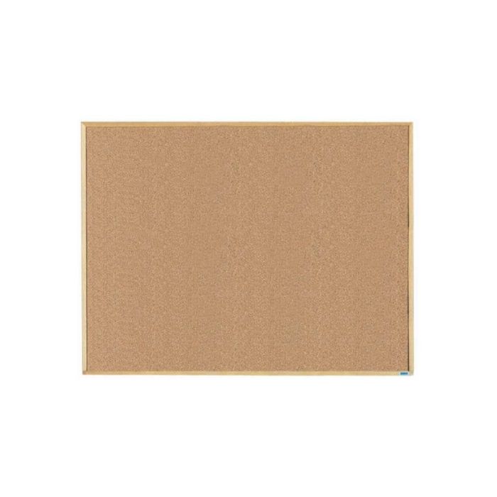Hardwood Framed Natural Grain Cork Board